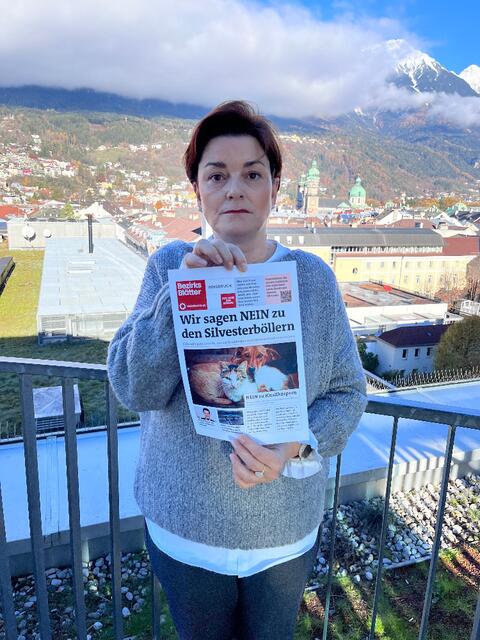 GR Andrea Dengg: "Ich appelliere an alle, die Silvester in Innsbruck feiern: Bitte genießt das offizielle Feuerwerk der Stadt Innsbruck und verzichtet zum Wohle unserer vierbeinigen Lieblinge auf die Böllerei!" | Foto: Linde