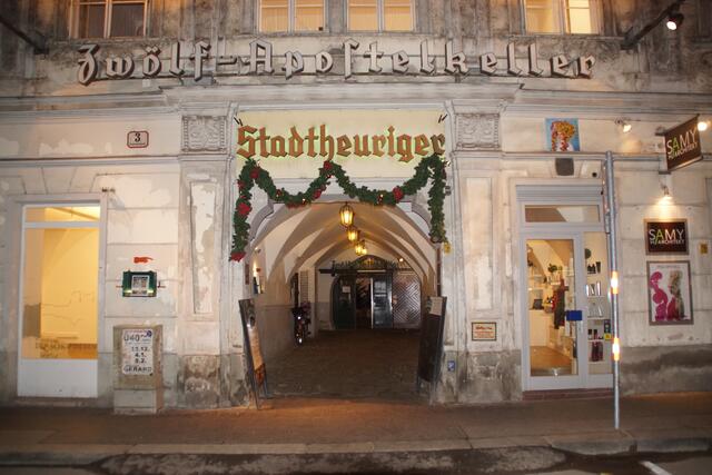 Für eine einzigartige Erfahrung im Winter empfiehlt sich der "Zwölf Apostelkeller", ein uriges Lokal, das sich unter den Straßen von Wien erstreckt. (Archiv) | Foto: Alois Fischer