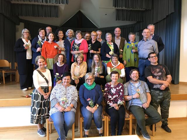 Den 35 ehrenamtlichen Mitarbeiterinnen und Mitarbeitern der Lebenshilfe-Werkstätte Bad Ischl wurde Danke gesagt. | Foto: Lebenshilfe OÖ 