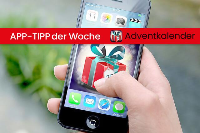 Unser App-Tipp der Woche Adventkalender ist der richtige Einstieg in die Weihnachtszeit. Das erste Türchen öffnet sich pünktlich am 1. Dezember. | Foto: BezirksBlätter Tirol / Logo: appChocolate