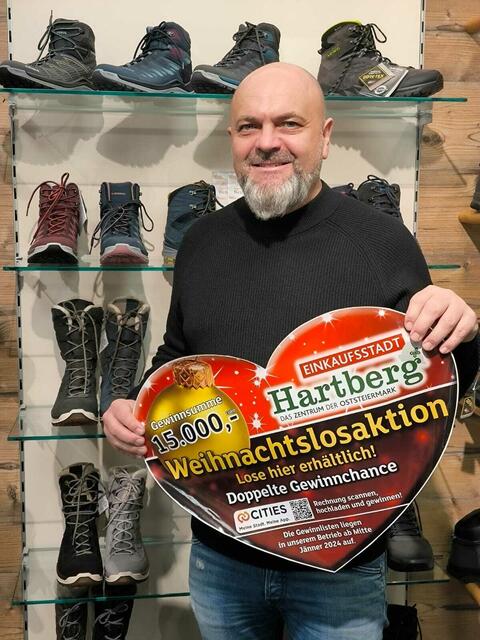 Einkaufsstadt Hartberg Obmann Dietmar Peinsipp lädt zum Weihnachtseinkauf in Hartberg ein. | Foto: KK