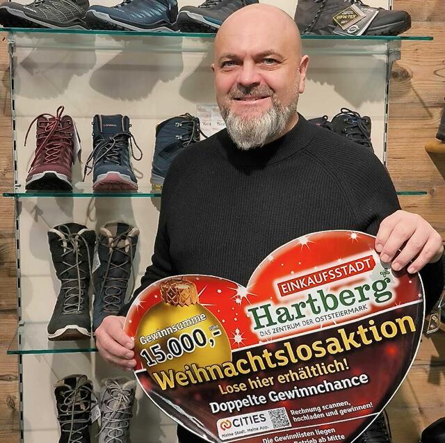 Einkaufsstadt Hartberg Obmann Dietmar Peinsipp lädt zum Weihnachtseinkauf in Hartberg ein. | Foto: KK