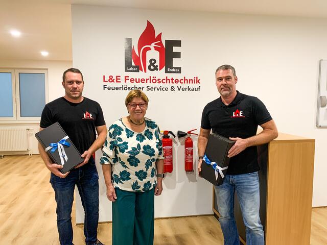 Andreas Laber, Bürgermeisterin Josefa Geiger, Markus Endres | Foto:  Marktgemeinde Sieghartskirchen