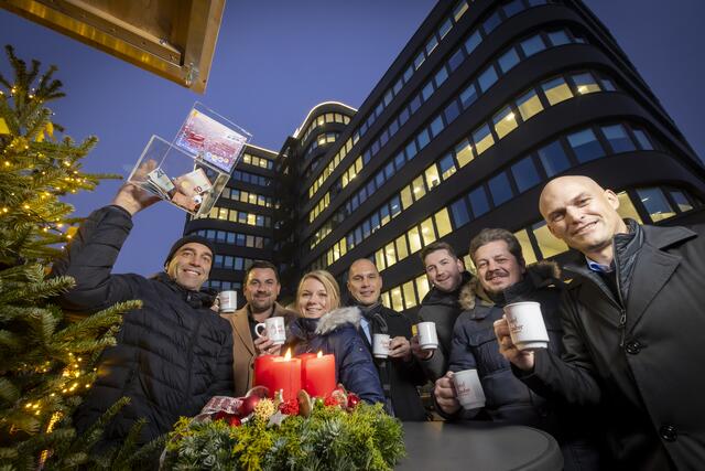 Schon bei der Premiere im Vorjahr hat der Hüttenzauber im Technopark 8.000 Euro an Spenden gebracht. Heuer sollen es noch mehr werden. | Foto: Lunghammer