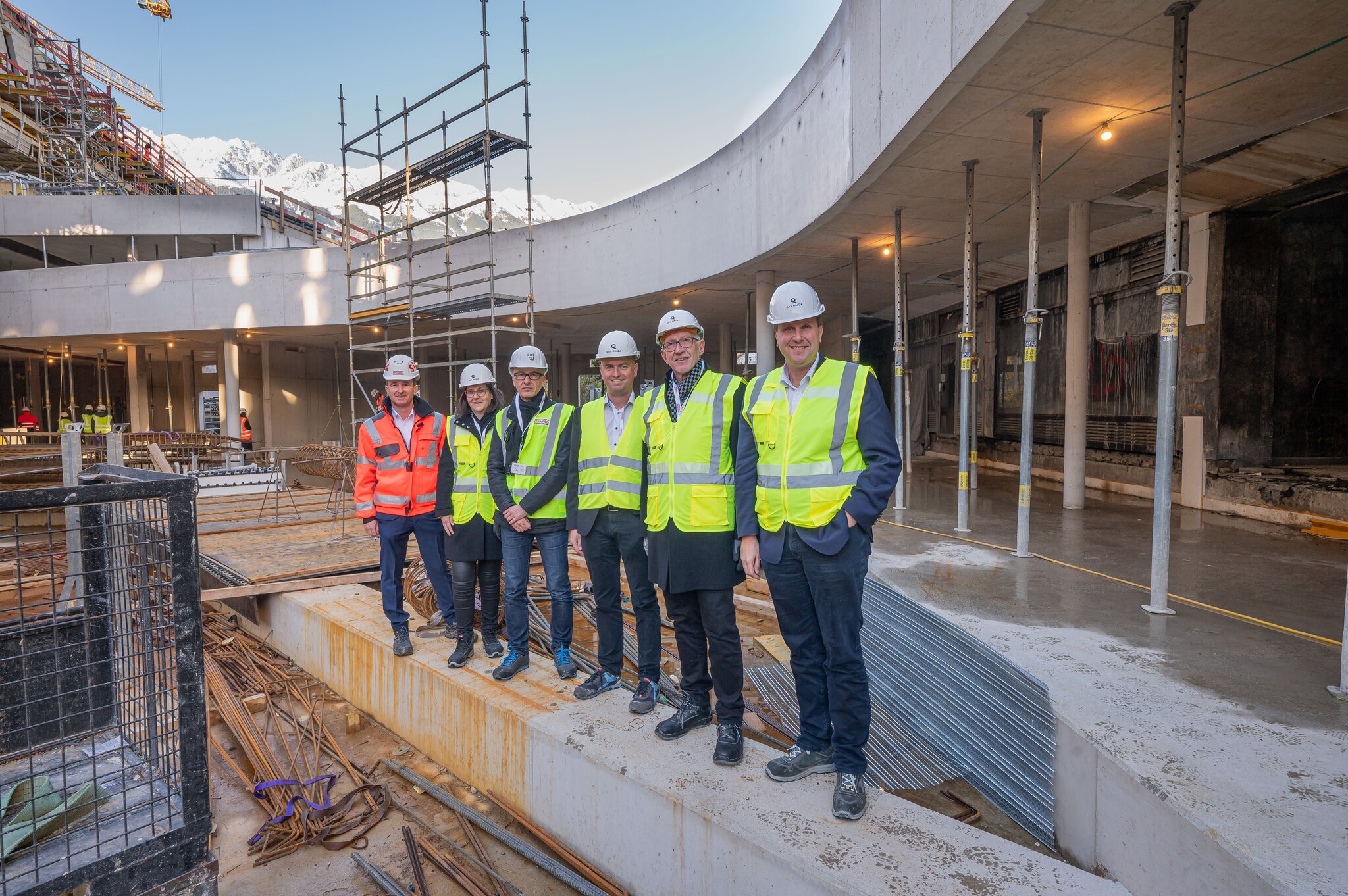Größte Baustelle in Innsbruck: Das RAIQA liegt im Zeit- und Kostenplan ...