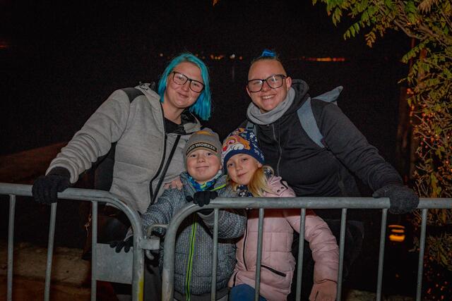 Waren vom Umzug begeistert: Michelle, Fynn, Carla und Lesley-Ann.