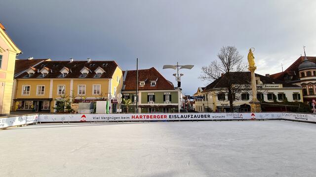 Glitzerndes Eis lädt alle Kinder zum kostenlosen Eislaufvergnügen ein. | Foto: Stadtgemeinde Hartberg