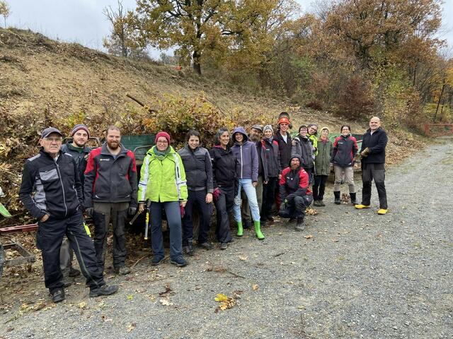 Am Mahdberg in Donnerskirchen wurde die Trockenrasenfläche für das nächste Jahr vorbereitet.  | Foto: Grabenhofer