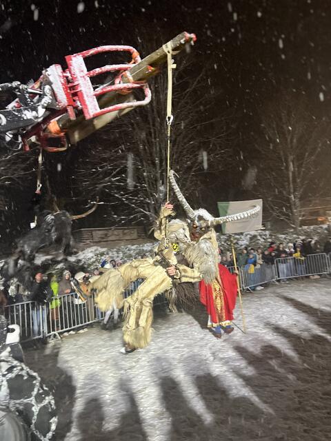 Die Kesselpass präsentierte eine Einlage. | Foto: RegionalMedien Salzburg