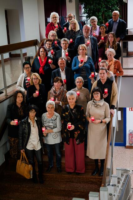 Die SPÖ Liesing tritt geschlossen gegen Gewalt an Frauen auf.  | Foto: SPÖ/Elisabeth Mandl