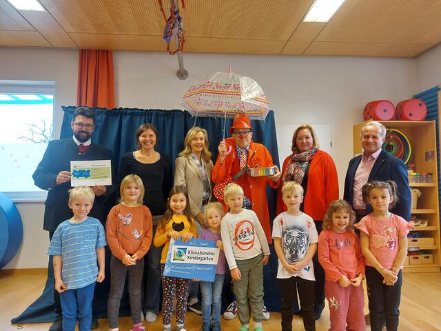 Première von „Dudu auf Naturschatz-Suche“ im Klimabündnis-Kindergarten Pottenbrunn.  | Foto: Foto: Klimabündnis NÖ