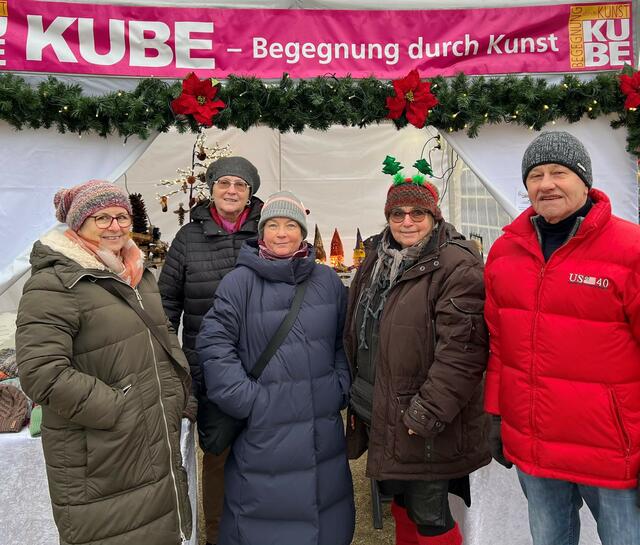 Christine Staffenberger, Elfriede Musser, Sissi Staudenmayer, Obfrau KUBE Ursula Weber-Hejtmanek, Alois Buresch | Foto: Verein KUBE