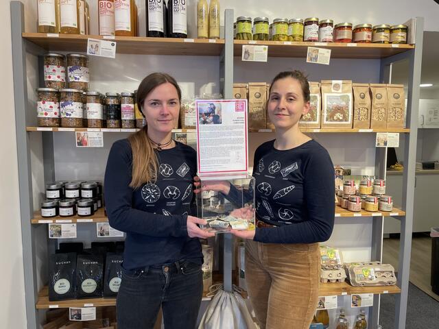 Auch in der Urfahraner brotsüchtig-Filiale kann man während der gesamten Weihnachtszeit für BezirksRundSchau Christkind Ben spenden. | Foto: BRS