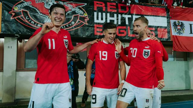 Die österreichische Fußballnationalmannschaft konnte sich souverän für die EURO 2024 qualifizieren.  | Foto: ÖFB/Kelemen