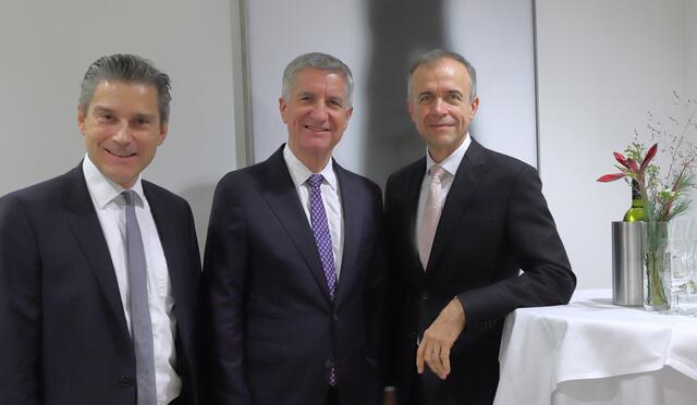 Die Halleiner Notariate feierten ihr 25-jähriges Jubiläum (v.l.): Thomas Schatzl, Georg Zehetmayer und Claus Spruzina . | Foto: Christian Ecker