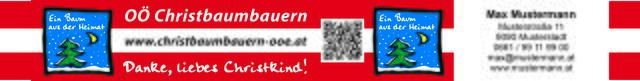 Wenn diese Schleife Ihren Christbaum ziert, dann ist er hundertprozentig im heimischen Wald gewachsen.  | Foto: OÖ Christbaumbauern