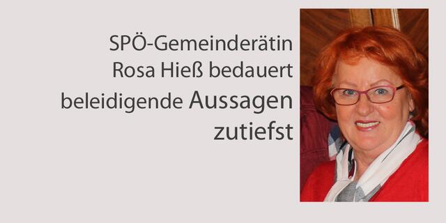 Rosa Hieß. | Foto: SPÖ