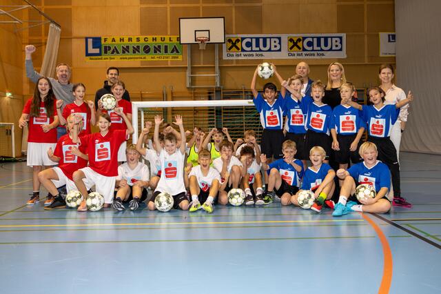 Die Freude auf den Schwerpunkt "Sport+" ist in Neusiedl groß. | Foto: Kathrin Haider