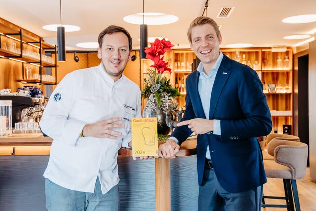 Haubenkoch Markus Rath und Eigentümer und Geschäftsführer Philipp Gady | Foto: © Schlosskeller Südsteiermark