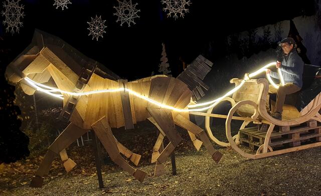 Machen Sie eine Schlittenfahrt am Bisamberger Schlossadvent. | Foto: Andreas Mathes