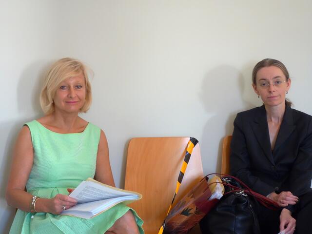 Opfervertreterinnen Ulrike Koller, Elisabeth Januschkowetz | Foto: Ilse Probst