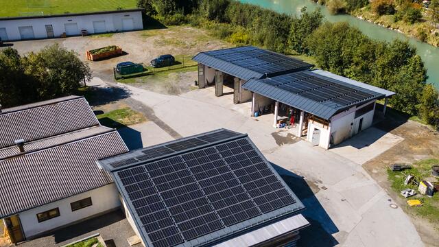 Die PV-Anlage auf dem Wirtschaftshof umfasst eine Leistung von 120 kWp. | Foto: Elisabeth Eder