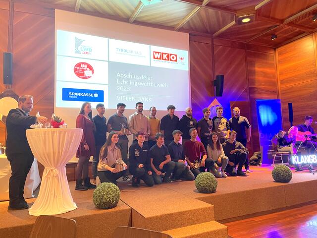 22 Preisträgerinnen und Preisträger wurden bei der Lehrlingsgala 2023 vor den Vorhang geholt. 