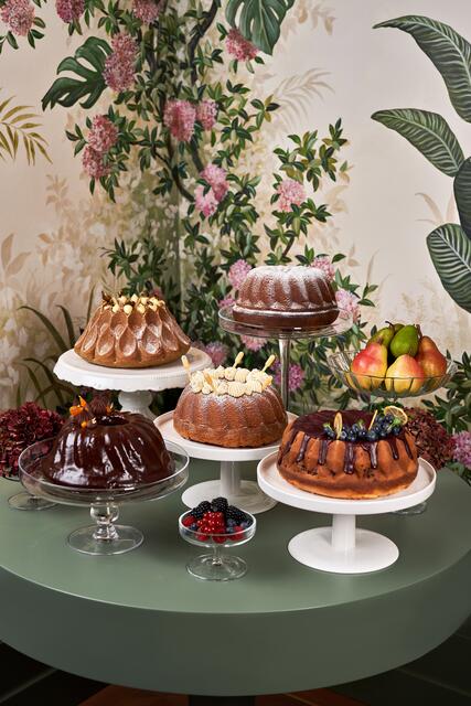 Es gibt sowohl süßen als auch salzigen Guglhupf in der neuen Guglhupf-Bar im Rosewood Vienna. Man kann sie auch schön verpackt nach Hause mitnehmen. | Foto: Rosewood Vienna