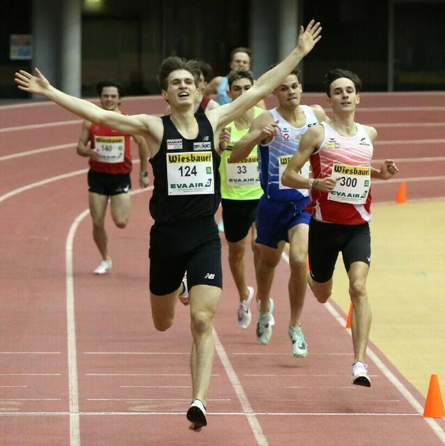 Der Neufelder holt sich dreimal Gold in Linz. | Foto: ÖLV / Robert Katzenbeisser