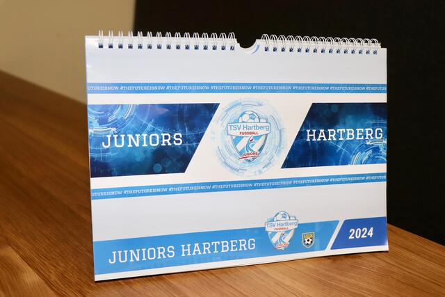 Der Juniors Hartberg-Kalender 2024. | Foto: Alfred Mayer