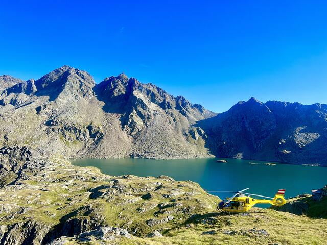 Ein Einsatz beim Wangenitzsee im Nationalpark Hohe Tauern | Foto: Christophorus 7