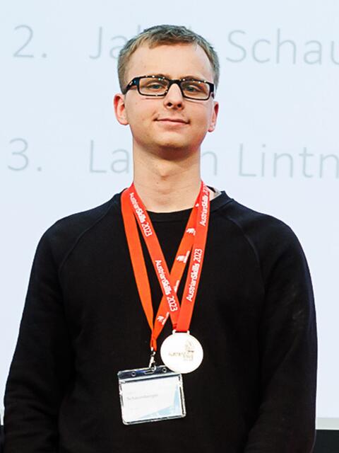 Jakob Schaumberger: Silber, Elektronik, HTBLA Leonding. | Foto: SkillsAustria