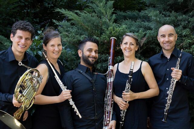 Das Innsbrucker Holzbläserquintett sind auf der CD zu hören. | Foto: Künstler