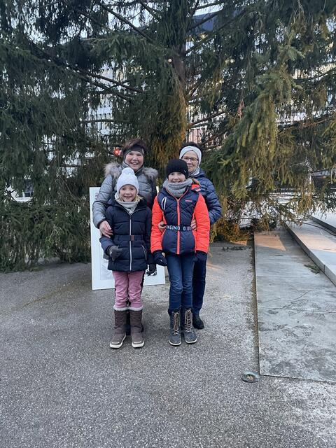 Gertrude, Annabell und Johanna Dorfmair und Johanna Sacher.
