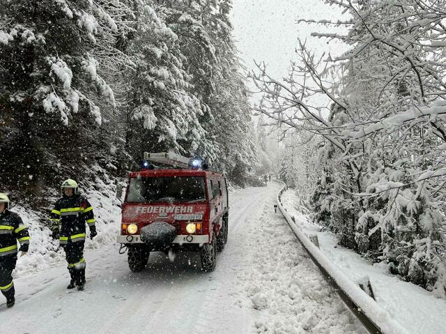 Tief winterliche Verhältnisse im gesamten Bezirk Voitsberg. | Foto: FF Maria Lankowitz