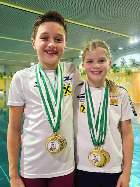 Für Jakob Edthofer und Magdalena Burgstaller gab es je 5x Gold zu feiern