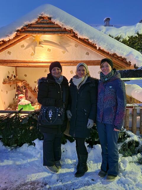 Von links: Claudia Ganglbauer, Kathrin Popp und 