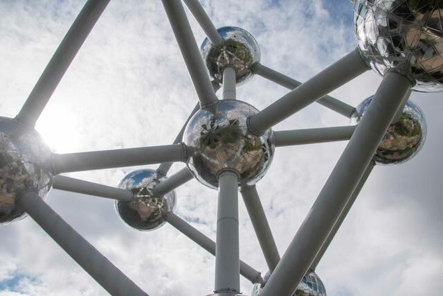 Das Atomium in Brüssel. | Foto: Claudia Dammerer