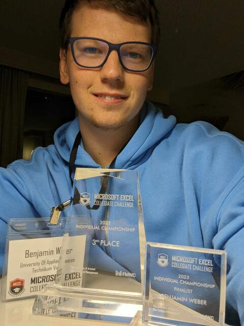 Benjamin Weber ist glücklich mit dem dritten Platz. | Foto: Fotos: Weber