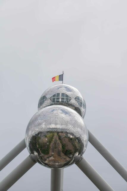 Das Atomium in Brüssel. | Foto: Claudia Dammerer