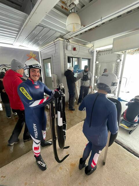 Gute Laune herrschte bei Fabio Zauser beim Weltcup-Auftakt der Junioren in Park City. | Foto: ÖRV