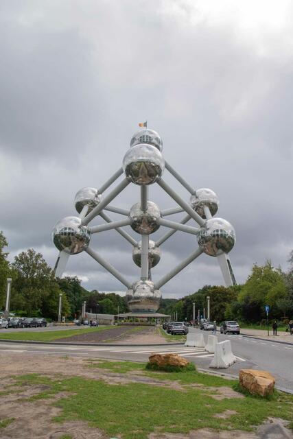 Das Atomium in Brüssel. | Foto: Claudia Dammerer