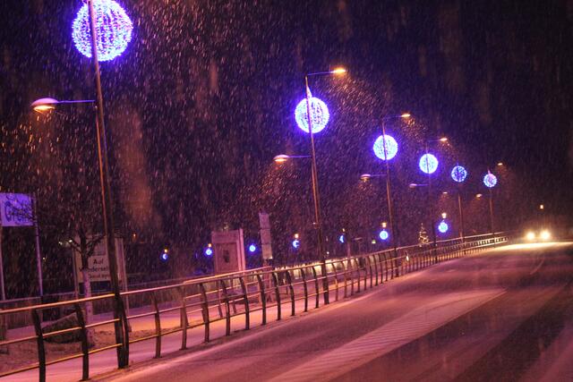 Weihnachtsbeleuchtung in Grein