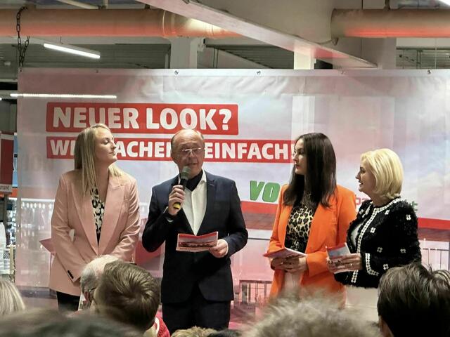 Die Familie Vogl hielt eine sehr persönliche Rede zur Eröffnung. | Foto: RMS