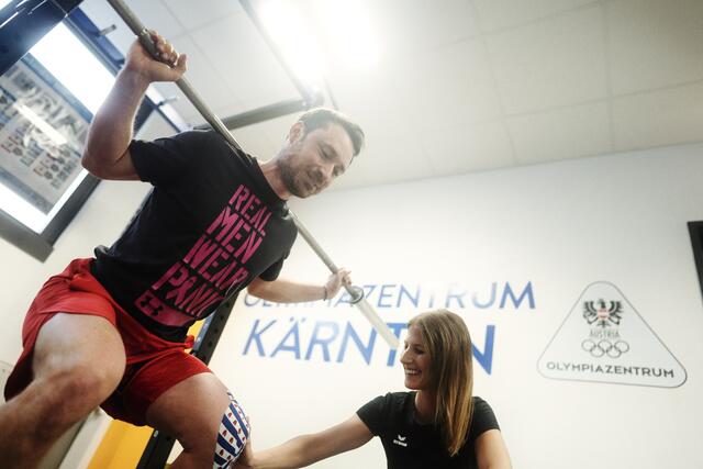 Die verlorene Muskelmasse galt es mit hartem Training wieder aufzuholen. | Foto: privat