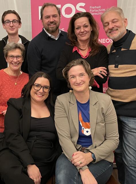 Neos Josefstadt startet mit neuem Team durch: Markus Ornig als Bezirkssprecher gewählt.
 | Foto: NEOS1080