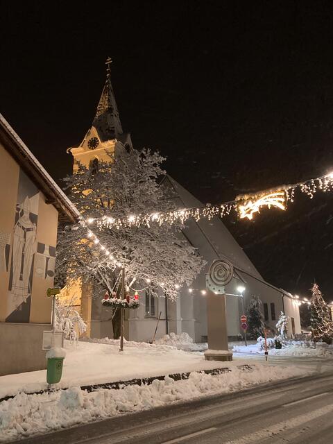 Schöne winterliche Abendstimmung in Mitterkirchen. | Foto: Annemarie Willnauer