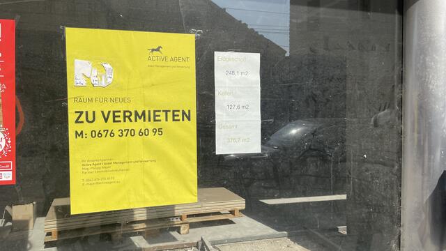 Mehrere Geschäftsflächen auf der Wallensteinstraße stehen aktuell leer. Das soll sich mit dem Umbau ändern. | Foto: Kathrin Klemm