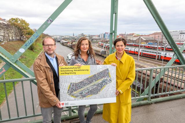 Am 7. November 2022 kam das Westbahnareal-Projekt in Gang. | Foto: BV15