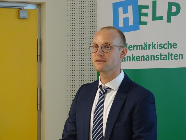 Manfred Kocever, Betriebsdirektor des LKH Weiz. | Foto: RegionalMedien Steiermark/Barbara Vorraber